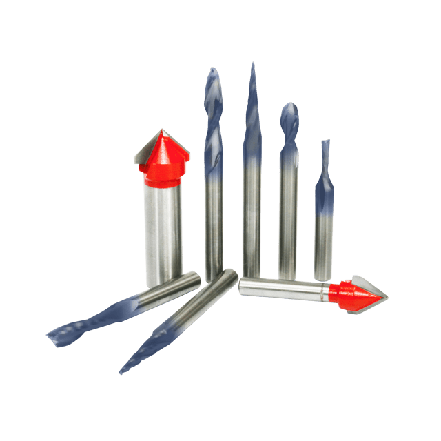 8 Piece CNC Router Bit Signmaking Set