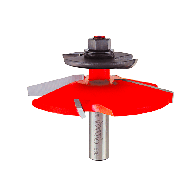 3-1/2" (Dia.) Raised Panel Bit w/Backcutters (Quadra-Cut)