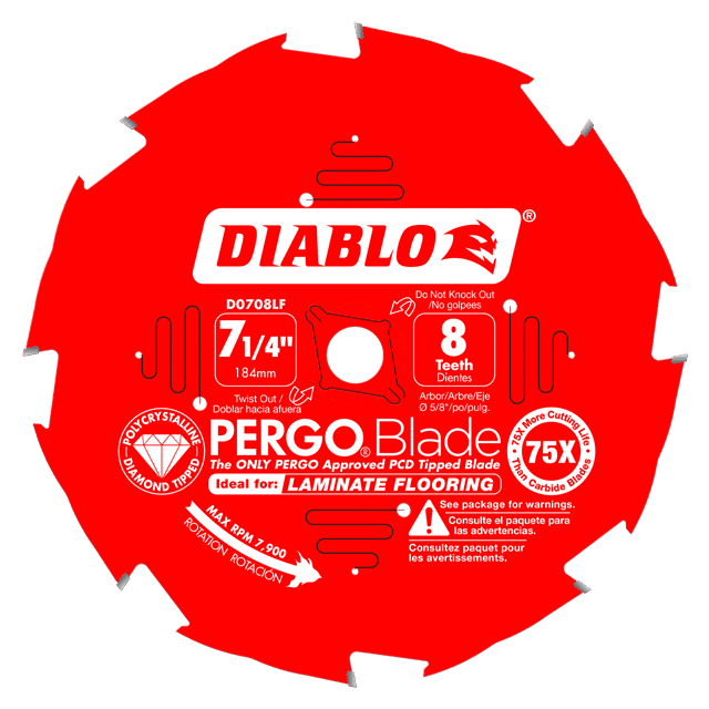 7-1/4 in. x 8 Tooth (PCD) Laminate Flooring PERGOBlade