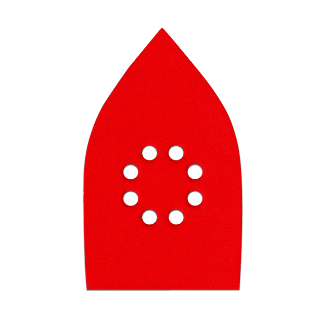 Detail 4-3/16 in. x 6-3/4 in. MegaMouse Hook & Lock™ 80 Grit (5-Pack)