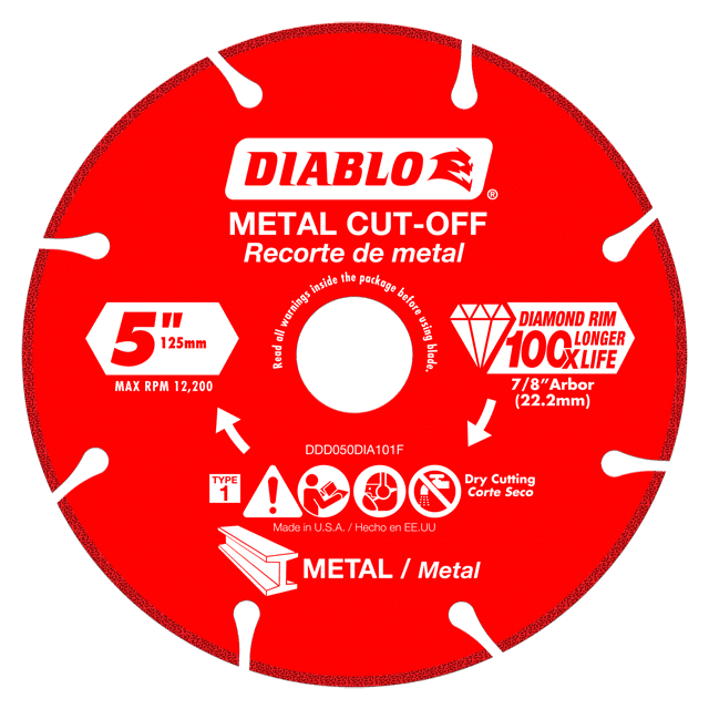 5 in. Diamond Metal Cut-Off Blade