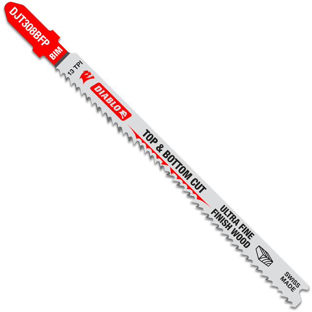 4-5/8 in. 13 TPI Bi-Metal T-Shank Jig Saw Blades for Ultra Fine Finish Cuts in Wood (5-Pack)