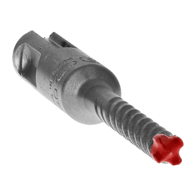 1/4 in. x 4 in. x 6 in. Rebar Demon™ SDS-Plus 4-Cutter Full Carbide Head Hammer Drill Bit (25-Pack)