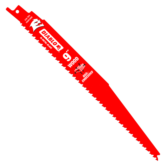 9 in. Bi-Metal Recip Blade for Nail Embedded Wood (15-Pack)