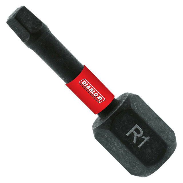 1 in. #1 Square Drive Bits (5-Pack)