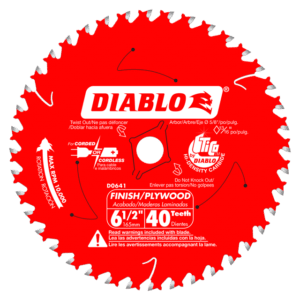 6-1/2 in. x 40 Tooth Finish Trim Saw Blade