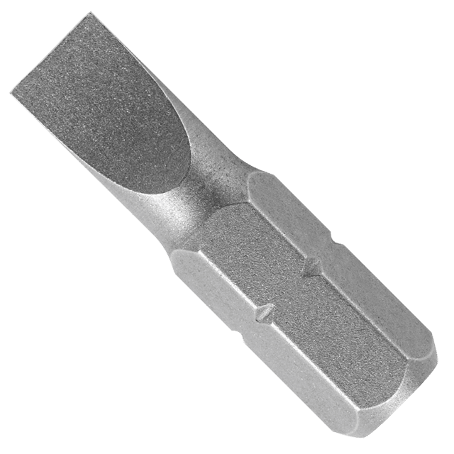 1 in. SL6-8 Slotted Drive Bits (2-Pack)