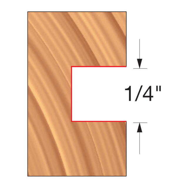 6" x 1/4" x 1-1/4" Groovers